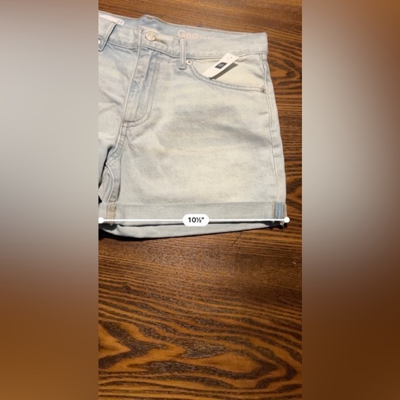 Gap 1969 Sexy‎ Boyfriend Denim Jean Shorts 27P bleached vintage blue 70s 60s NWT - Picture 11 of 15